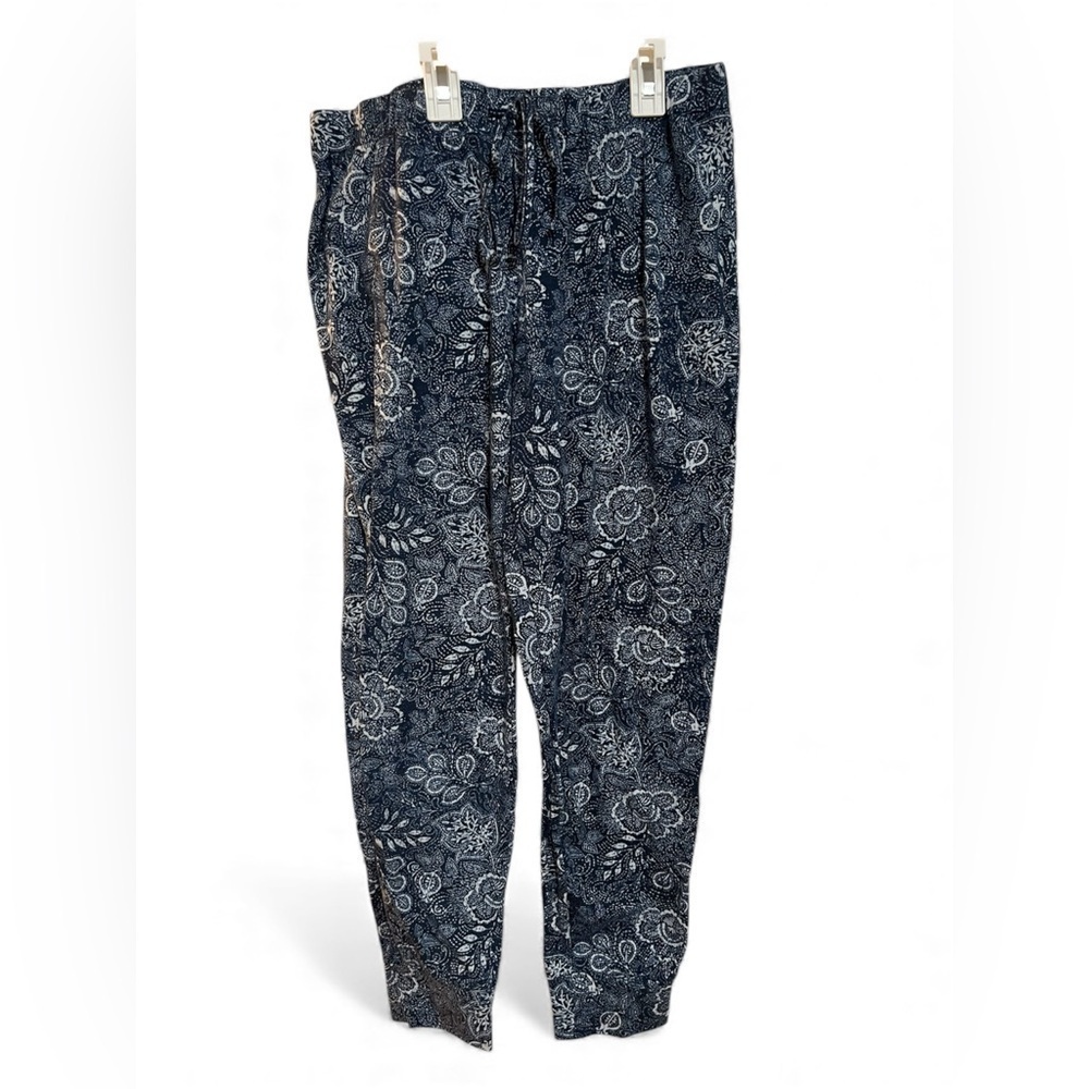 LUCKY BRAND Blue Paisley Pajama Pants and Shorts Size S